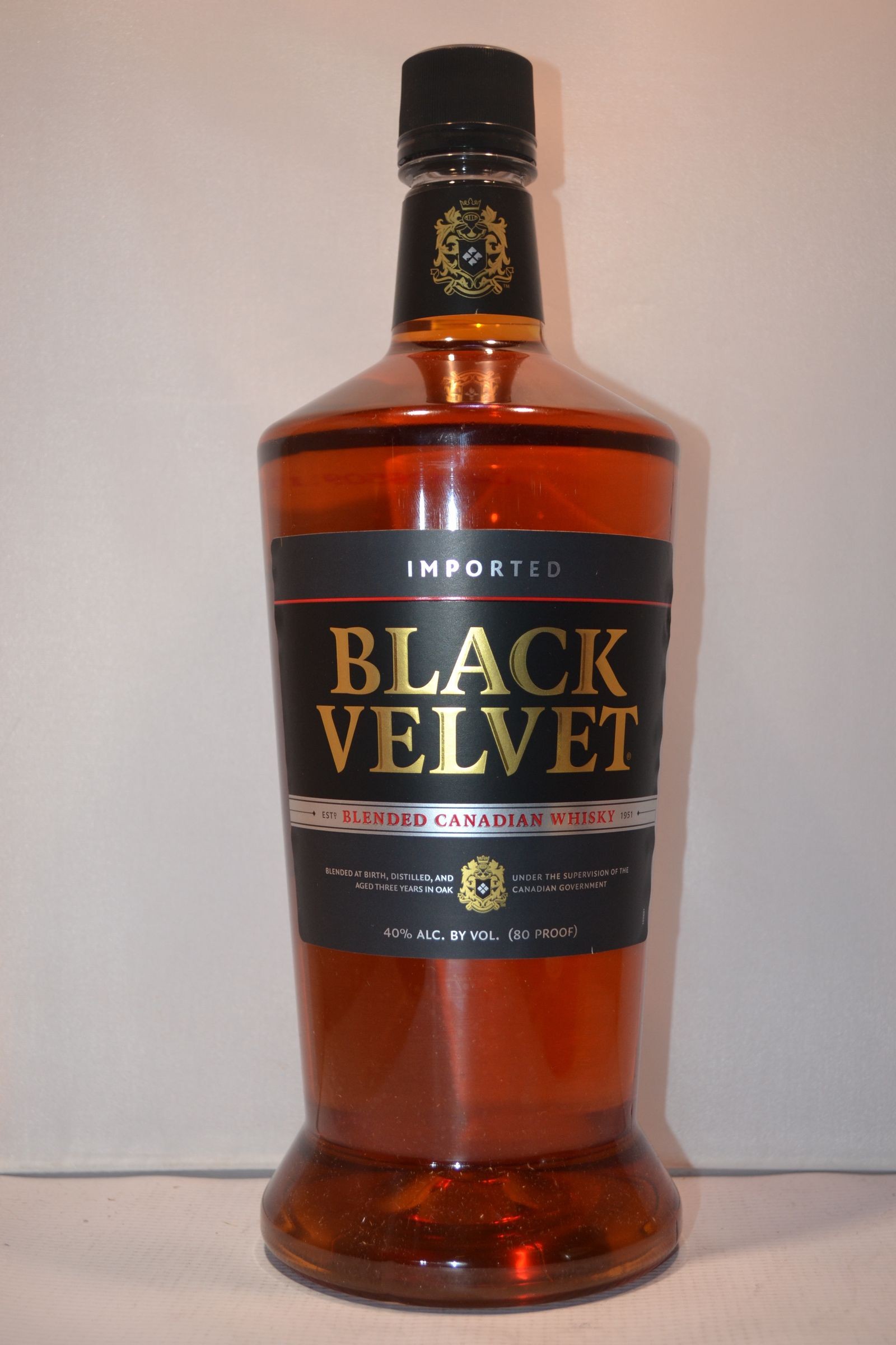 Black Velvet Blended Whiskey 1.75L - Rare Whisky