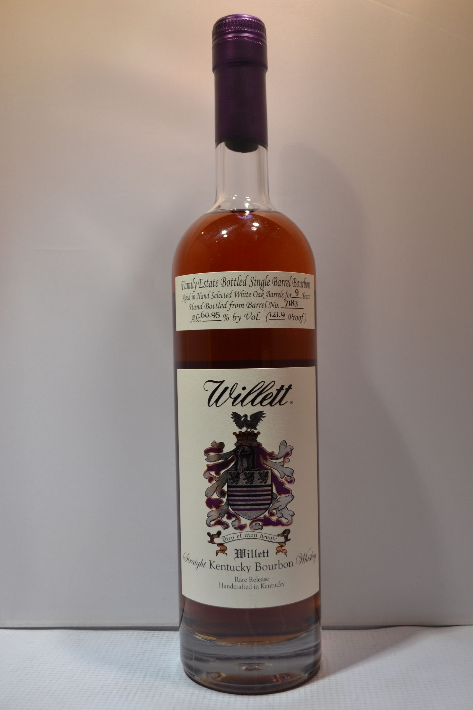 Buy WILLETT BOURBON SGL BARREL #7183 121.9PF 9YR 750ML