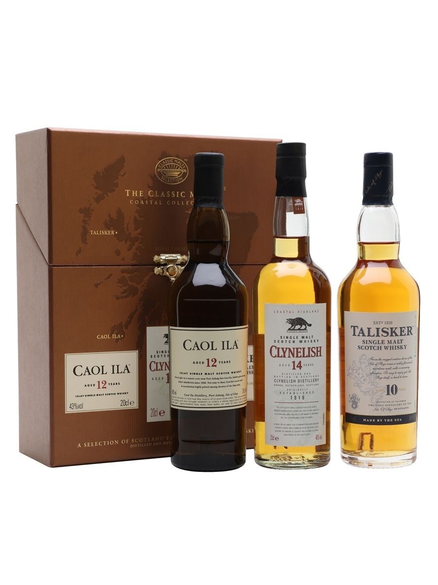 Buy The Classic Malts Collection Scotches Single Malt Caol Ila 12 Clynelish 14 Talisker 10 3x0ml